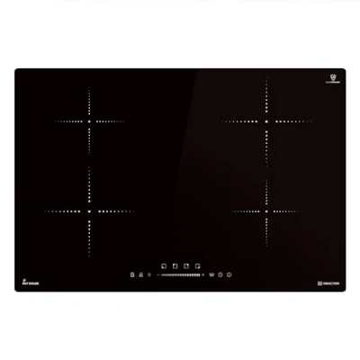 Image de KKT KOLBE IH87704RL Plaque à induction 80 cm autonome Sans cadre 4 zones 9 niveaux Chauffage rapide