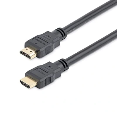 Image de StarTech.com Câble HDMI haute vitesse Ultra HD 4K x 2K de 30cm Cordon vers Mâle / Noir Plaqués or (HDMM30CM)