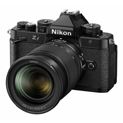 Image de Nikon kit Z f + 24 70mm f/4 VR, Appareil Photo Hybride capteur Plein Format (24,5 MP, 4K Ultra HD à 60p, Expeed 7, Rafale 30 i/s, écran Tactile orientable,..)