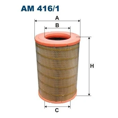 Image de FILTRON AM 416/1 Filtre à air 445 303 Cartouche filtrante SCANIA: P,G,R,T series