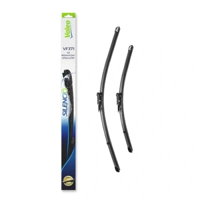 Image de Balai d&#039;essuie glace Valeo Silencio X.trm, Flat Blade Set 574471 avant Sans Cadre avec spoiler pour véhicules direction à droite To
