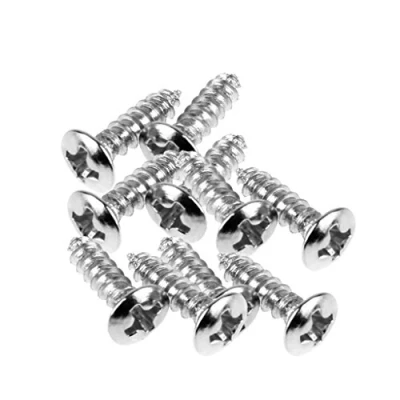 Image de 12x Vis de Fixation Pour Pickguard Guitare Fender Strat Télé Accessoire