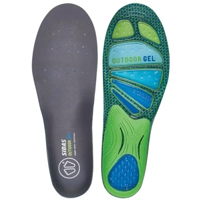 Image de Sidas Gel Semelle Comfort Outdoor Mixte Adulte, Vert, FR : 2XL (Taille Fabricant XXL:46 47)