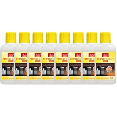 Image de Melitta Perfect Clean Lait Nettoyant pour système,8 x 250 ml