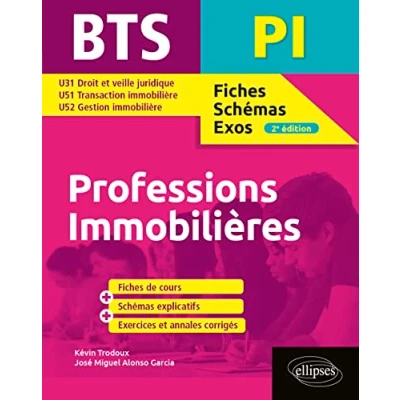 Image de BTS Professions immobilières Programmes de 1re et 2e années: Annales corrigées