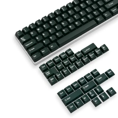 Image de MAMBASNAKE 142 Touches Ensemble de PBT Double Shot,Profil ASA,ANSI US Disposition pour 61/68/87/98/104/108 Clavier Mécanique,Compatible avec Les Commutateurs Cherry MX Gateron Otemu Kailh