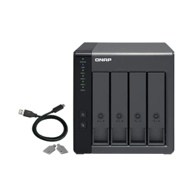 Image de QNAP TR 004 4 Baies USB Type C Direct Attached Storage (DAS) avec Raid matériel (sans Disque)