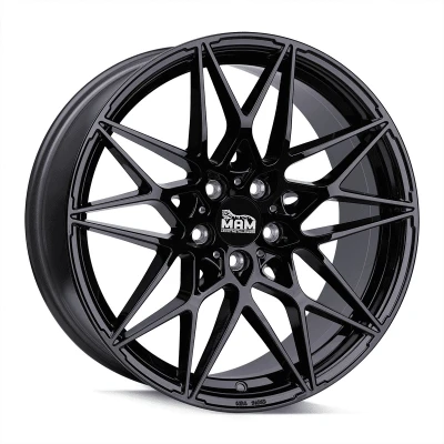 Image de MAM 5Trou 20Pouce 112mm Jante alu B2 schwarz glanz MAMB28520511245BP