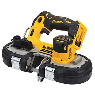 Image de DeWalt DCS377NT XJ XR Brushless Compact Bandsaw 18V Bare Unit Scie à Ruban balais 18 V, Noir/Jaune