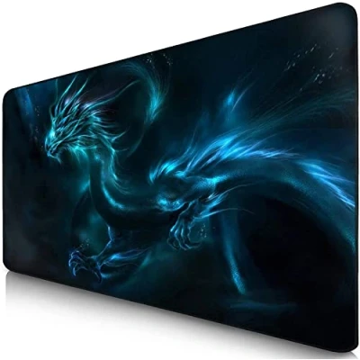 Image de Sidorenko Tapis de Souris XXL 900 x 400 2mm Gaming Mouse Pad Surface spéciale améliore la Vitesse et précision I Base en Caoutchouc Antidérapant Bleu