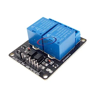 Image de 5V 12V 24V 2 canaux Module Bouclier pour Arduino ARM PIC AVR DSP Electronic 10A Relais M (12V)