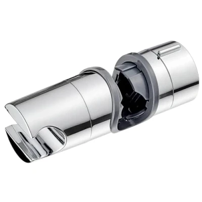 Image de Schläfer 8126035 Support de Douche, 18 25MM à Diamètre Réglable, ABS Douchette, Installation Simple, Adapté la Barre Pommeau Douche Remplacement Chrome Surface.