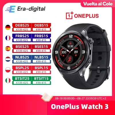 Image de Version mondiale OnePlus Watch 3 Smart Ecran LTPO AMOLED de 1,50 pouces Processeur Snapdragon