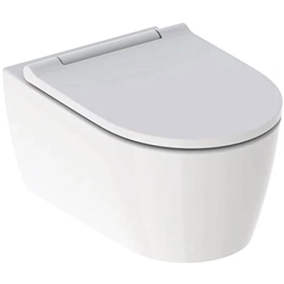 Image de Geberit One WC encastré Mural, TurboFlush, avec siège et mécanisme de Fermeture en Douceur, Coloris: Blanc Alpin 500.201.01.1
