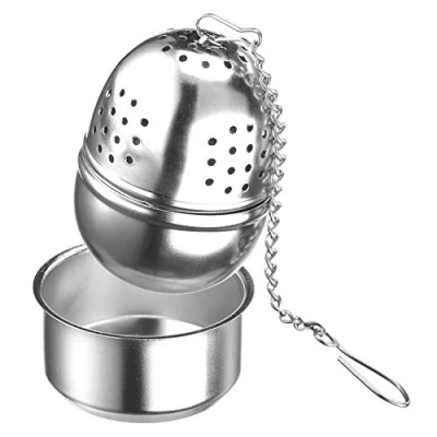 Image de Westmark Oeuf à Thé, Ovale, avec Base, Teatime, en Acier inoxydable, ø 4,3 cm, 15772280, Argent, 4 x cm