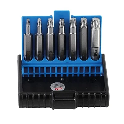 Image de EXTRACTEUR DE VIS TORX ABIMEE POUR VISSEUSE JEU 7 EXTRACTEURS