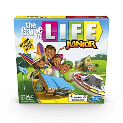 Image de Hasbro Gaming The Game of Life Junior Board for Kids from Age 5, 2 to 4 Players