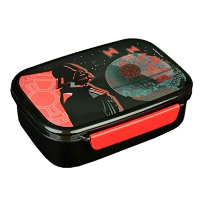 Image de Scooli Boîte à déjeuner pour enfant avec insert amovible Star Wars sandwich l&#039;école goûter en plastique sans BPA