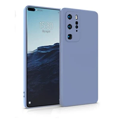 Image de MyGadget Coque pour Huawei P40 Pro Case TPU Souple &amp; Soft Cover Protection Extra Fine Légère Étui Coloré Anti Choc et Rayures Bleu
