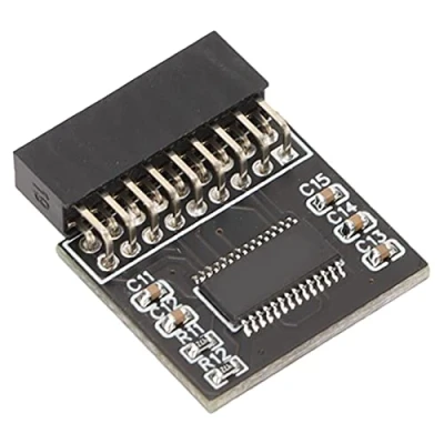 Image de Module de Sécurité Cryptage TPM 2.0, Interface LPC 18 Broches Carte à Distance pour SPI Performances Stables, Facile