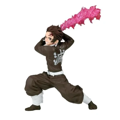 Image de Banpresto Figurine d&#039;action Tanjiro Kamado II Demon Slayer : Kimetsu No Yaiba Vibration Stars BP89092P Multicolore à Collectionner idéale pour Les Fans d&#039;anime