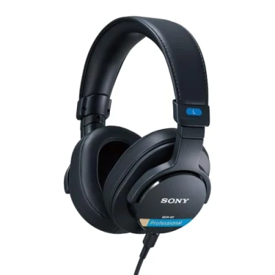 Image de Sony MDR M1: Casque de Studio fermé Filaire,Lecture à Bande ultralarge (5Hz 80kHz), idéal pour l&#039;enregistrement et Le mixage en Studio,Conception légère (216g), Noir