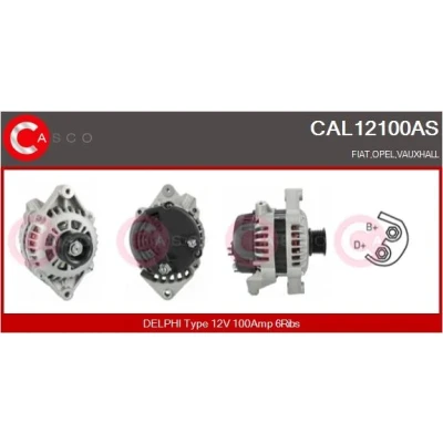 Image de CASCO CAL12100AS Alternateur 12V 100A OPEL: Meriva A, Corsa C 3/5 portes, Astra G CC, VAUXHALL: Mk1