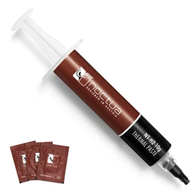 Image de Noctua NT H2 10g, Pâte Thermique pour Systèmes Informatiques avec 10 Lingettes Nettoyantes (10 g)
