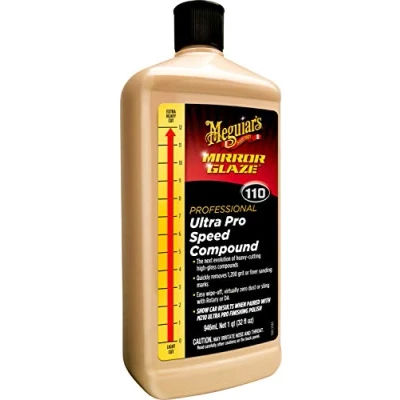 Image de Meguiar&#039;s Mirror Glaze 110 Professional Ultra Pro Speed Compound M11032 946 ml