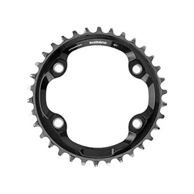 Image de SHIMANO Mixte Cvi676 Disc Gears 34 dents FC MT610 pour 12 vitesses , Noir, Taille unique EU