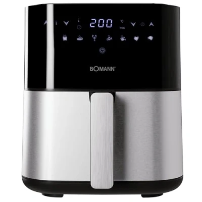 Image de Friteuse à air chaud 5L Bomann FR6069HCB Noir/Inox