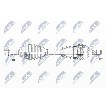 Image de Essieu moteur NTY NPW PL 091