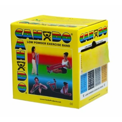 Image de CanDo Bande Élastique Boîte de 46 m Jaune/Super Souple