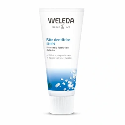 Image de WELEDA Pâte dentifrice saline Réduit la plaque dentaire Nettoie en douceur et procure une agréable sensation de fraîcheur NATRUE 75 ml
