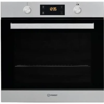 Image de Four électrique multifonctions INDESIT IFW6841JPIX Pyrolyse 71 litres Classe A+ Porte GIFAM Cool Door
