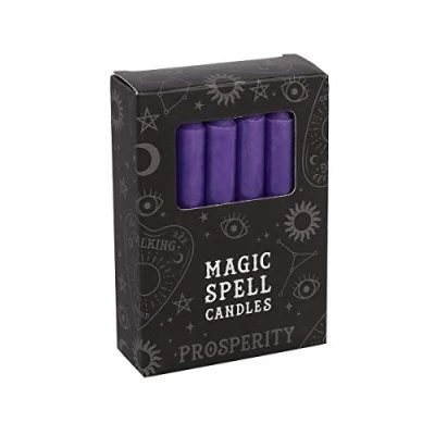 Image de Grindstore Bougie de sort, violet, 10,3 x 7,3 2,5 cm