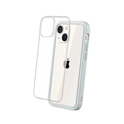 Image de RhinoShield Coque Compatible avec [iPhone 13 Mini] Mod NX Protection Fine Personnalisable Technologie Absorption des Chocs [sans BPA] Gris Platine
