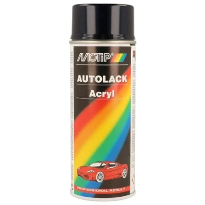 Image de MOTIP 54589 Peinture combinée pour voitures 400ml aérosol Bleu Kompakt blue metallic 12 ml