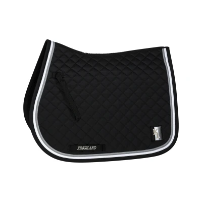 Image de Kingsland Tapis de Selle Classic Saut Noir Poney
