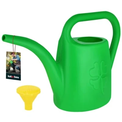 Image de KOTARBAU® Arrosoir pour plantes d&#039;intérieur 1,8 l En plastique Avec douchette d&#039;arrosage Vert Petit