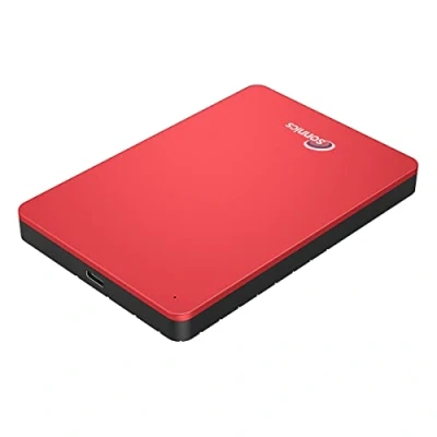 Image de Sonnics 1TB USB 3.1 Type C Externes Portable Durs Disques pour Fenêtres PC, Mac, Smart TV, Xbox One/Série X &amp; PS4 /PS5, Rouge