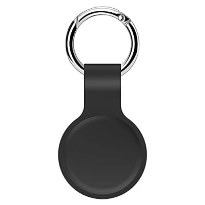 Image de CoverKingz Porte clés pour Apple AirTags 2021 Étanche Air Tag Anti rayures Airtag Coque souple en silicone Housse de protection Support vert foncé