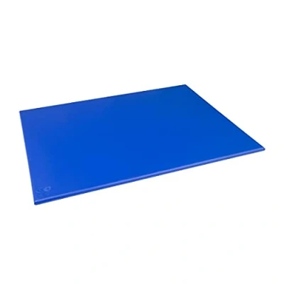 Image de Hygiplas Planche à découper haute densité, Code couleur bleu, Préparation des produits base de poisson cru, Taille : 12 (H) x 600 (L) 450 mm, en PEHD, J009