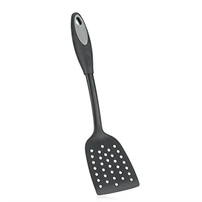 Image de Metalex Britannia Spatule ajourée en Nylon avec Manche Caoutchouc thermorésistant Noir/Insert coloré au Niveau du