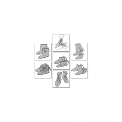 Image de Butterick Patterns Chaussures historiques Toutes Tailles en Une Seule enveloppe Jacquard