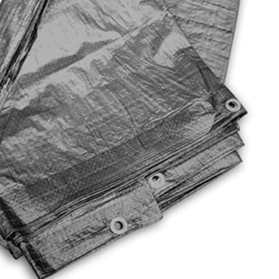 Image de GARDENIX Bâche de Protection Multi usages Gris 200 g/m² (2 m x 3 m)