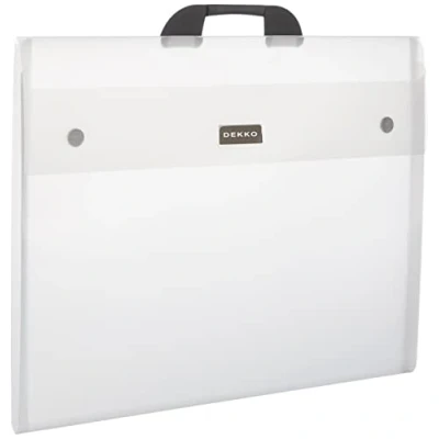 Image de Dekko Porte documents avec soufflet Transparent A2 (Import Royaume Uni)