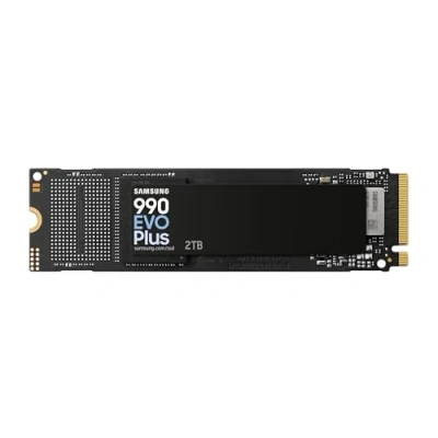 Image de Samsung SSD Interne 990 Evo Plus NVMe M.2 PCIe 4.0 x 4/5.0x2, 2 to, Vitesse de Lecture jusqu&#039;à 7 250 Mo/s, Intelligent Turbo Write 2.0, Parfait pour Jouer et Travailler, MZ V9S2T0BW