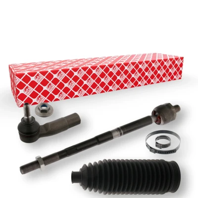 Image de febi BILSTEIN 101414 Biellette de direction Essieu avant gauche avec écrous colliers, corsets/emboutis Plus
