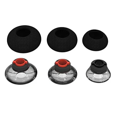 Image de Pack de 3 Embouts d&#039;oreille Voyager en Mousse Remplacement pour Casque Bluetooth Plantronics 5200/5220/5210 taille SML